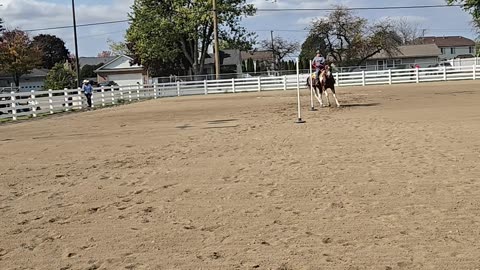 Ky & Sky keyhole with a twist in gymkhana!