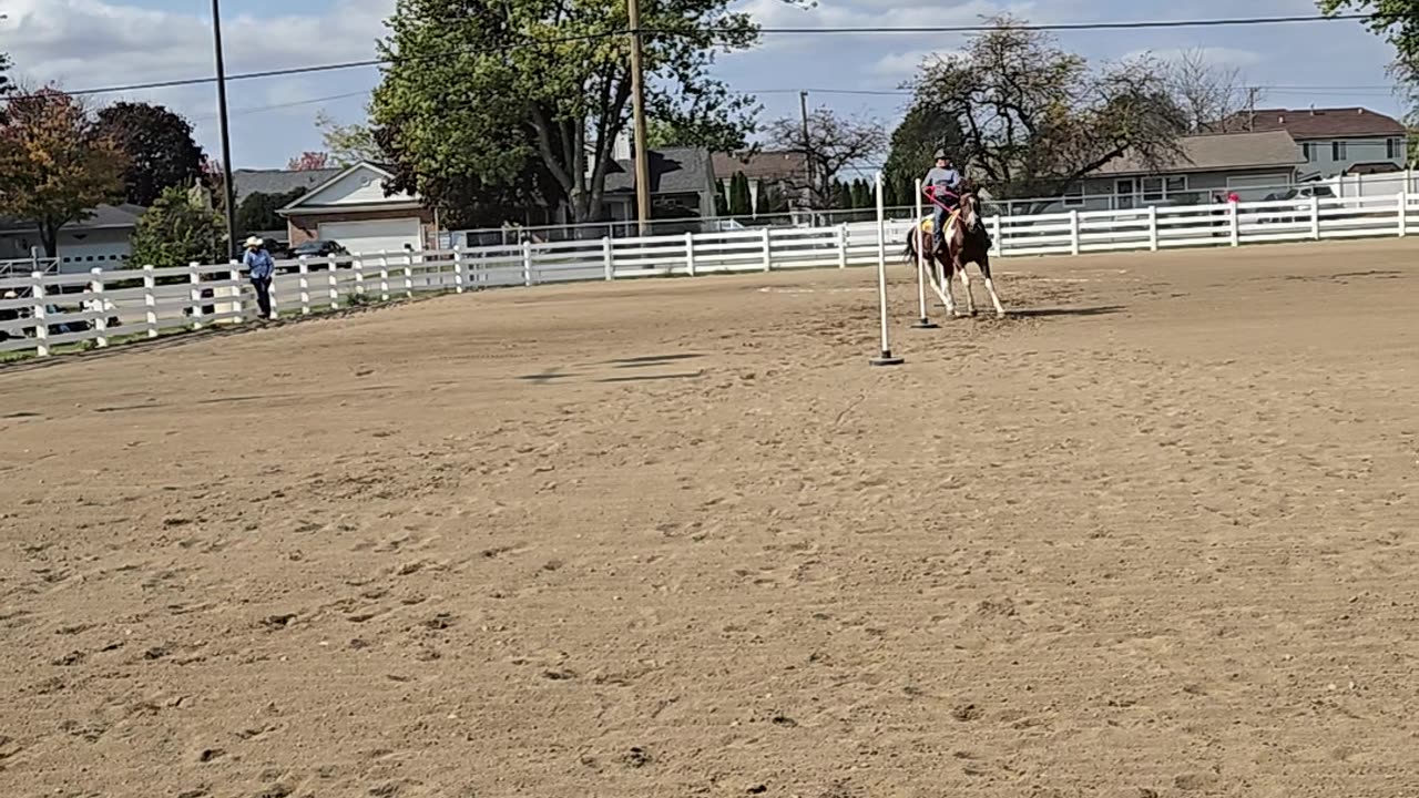 Ky & Sky keyhole with a twist in gymkhana!