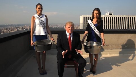 Donald Trump Takes the Ice Bucket Challenge