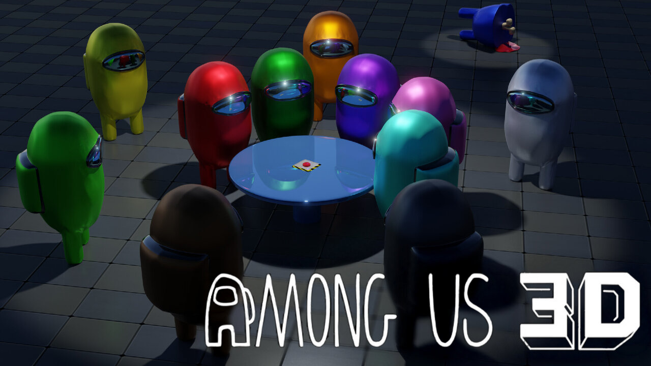 Among Us 3D (ft. Rumblers) 💚✨