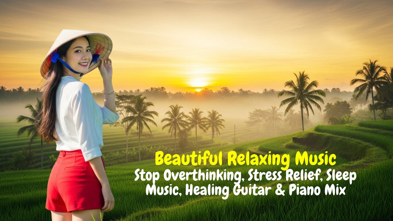 Beautiful Relaxing Music – Stop Overthinking, Stress Relief, Sleep Music, Healing Guitar & Piano Mix