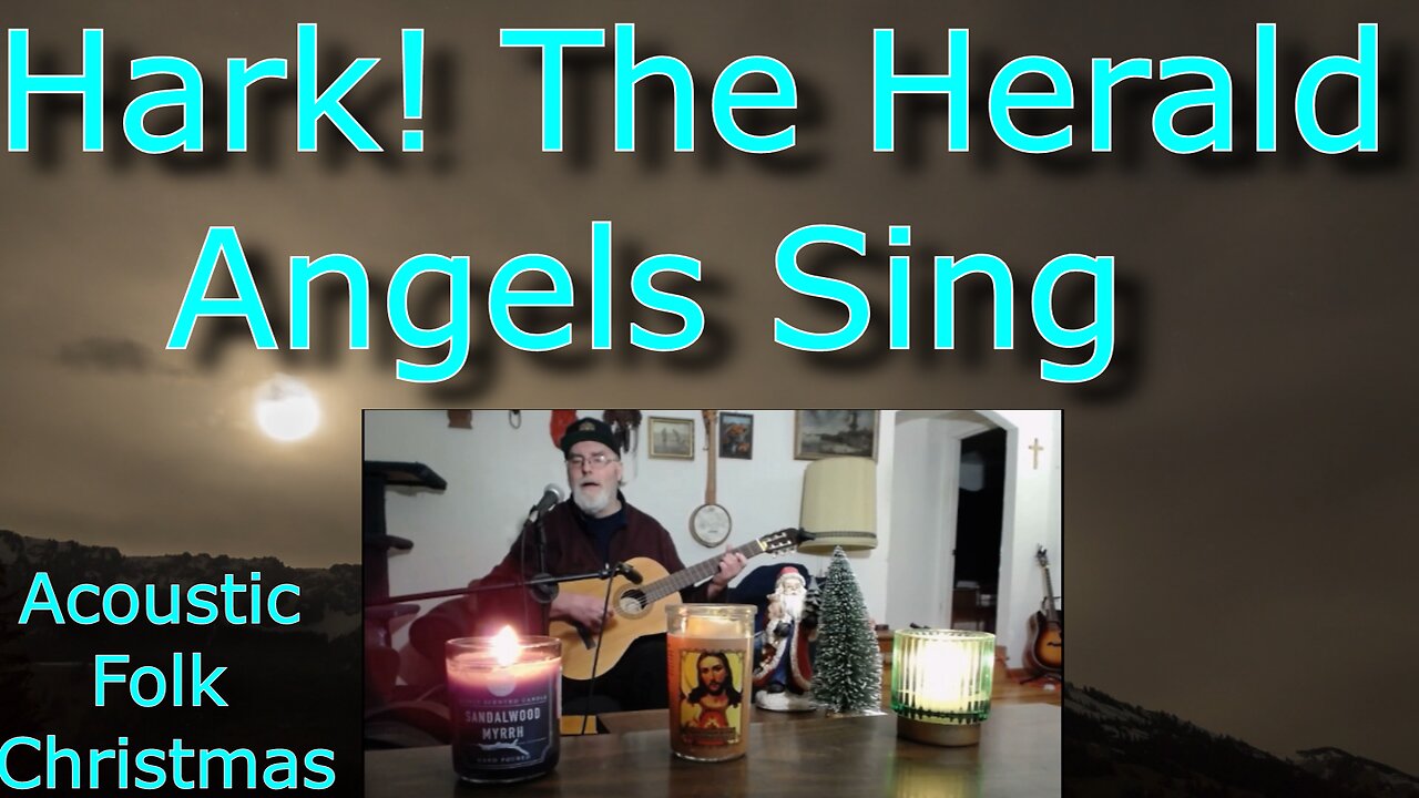 Hark! The Herald Angels Sing (Open D Tuning Fingerpicking Guitar and Vocal)