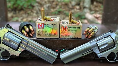 🌶️Spicy Little Pills🌶️ 4" Barrel Variety - .32 H&R Magnum VS .38 Special - Hornady Critical Defense