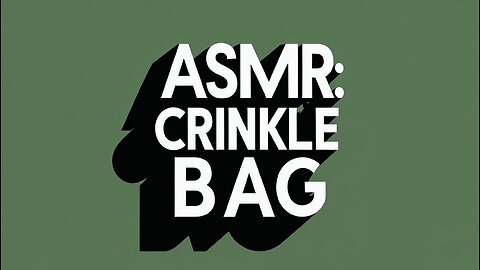 60-Second ASMR: Crinkle Bag Fold & Unfold — Bedtime-Safe, Warm & Slow, No Talking