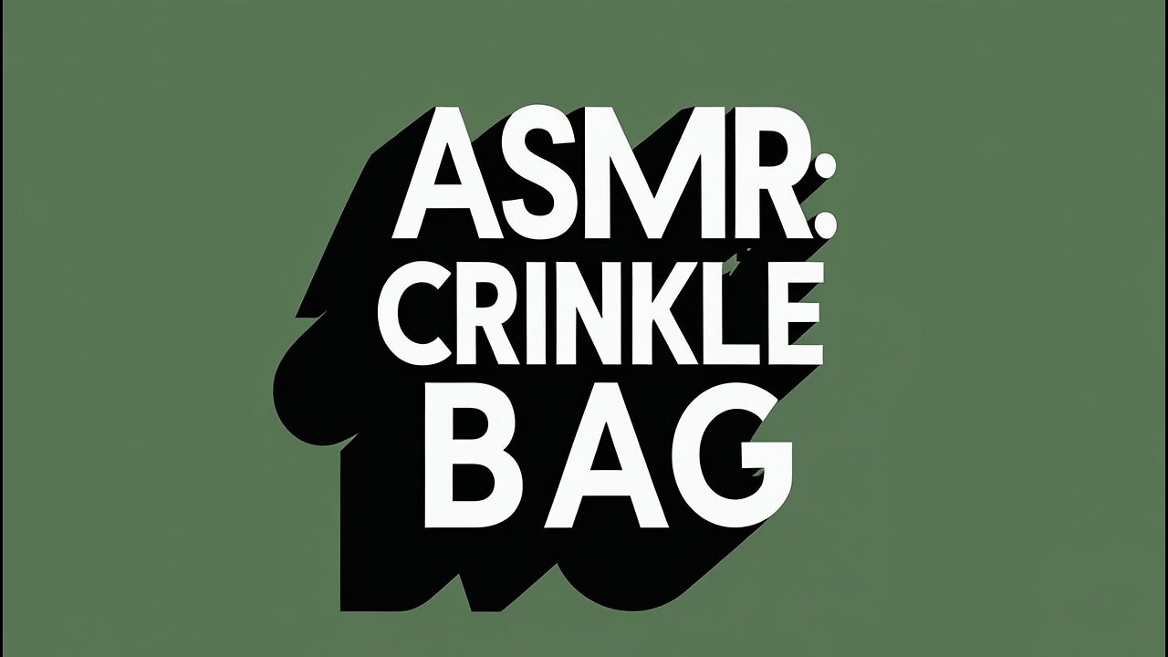 60-Second ASMR: Crinkle Bag Fold & Unfold — Bedtime-Safe, Warm & Slow, No Talking