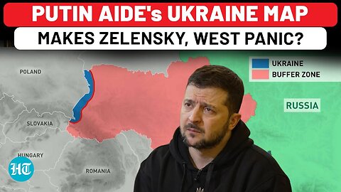 Putin Aide Shows New Ukraine Map, Makes Zelensky, West Panic Amid Russia's Biggest Attack Yet?|Trump