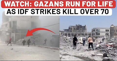 Palestinians Run For Life As IDF Strikes Kill Over 70 In Gaza City; Israel-Hamas Crosses 600 Days