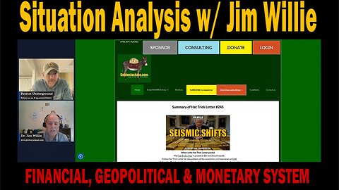 Situation Analysis w/ Jim Willie - Financial, Geopolitical & Monetary System.