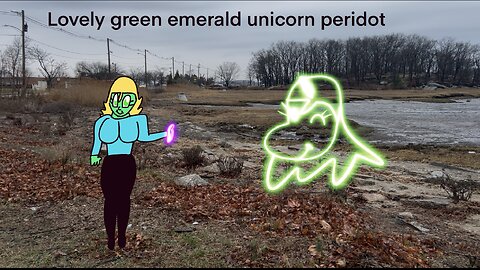 Peridot’s green emerald unicorn