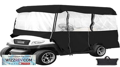 VEVOR Golf Cart Enclosure 86'' 4-Person Golf Cart Cover 4-Sided Fairway Deluxe Review