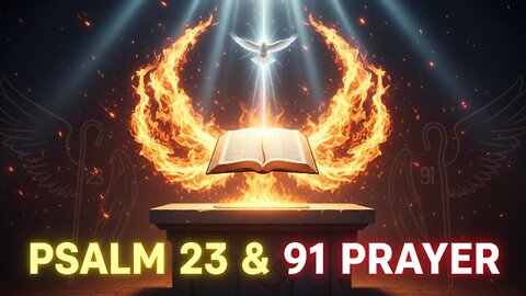 Psalm 23 & 91 Powerful Prayer Declaration | Holy Spirit Fire & Divine Protection
