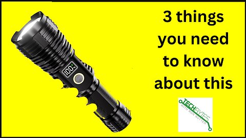 3 things you need to know about Childbot Flashlights High Lumens Rechargeable, 2000LM LED