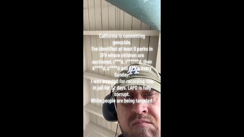 Every Sunday white children in SoCal raped, murdered, and eaten