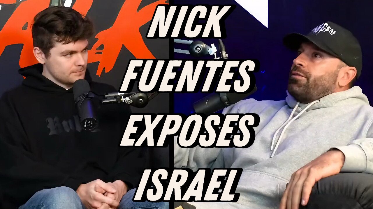 🚨 Nick Fuentes exposes Israel’s brutal siege on Palestine