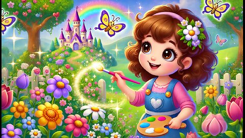 Lily and the Magic Painting Brush – A Magical Adventure! Story for kids in Hindi