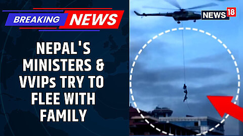 NEPAL...Les ministres s'enfuient dans les airs !