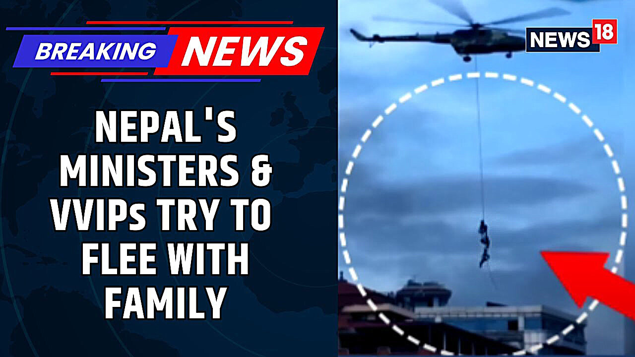 NEPAL...Les ministres s'enfuient dans les airs !