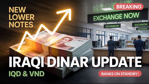 IRAQ DINAR GETS NEW LOWER NOTES! + Banks on Standby! 💥 IQD Latest News
