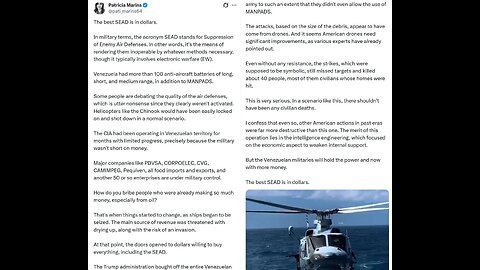 Corrupt Venezuelan Military likely accepted Bribes from the US to allow the kidnapping of their