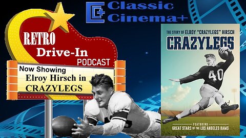 🎬 Retro Drive-In Podcast | Crazylegs (DVD Review & Retro Movie Discussion) 📀