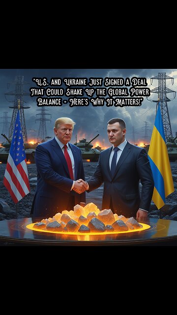 U.S and Ukraine Just Signed a Deal That Could Shake Up the Global Power Balance Heres Why It Matters