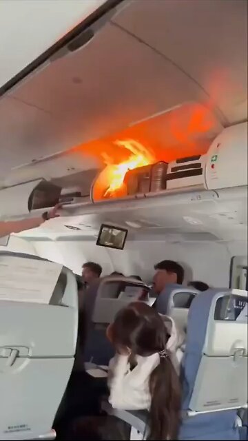 China flight makes U-turn cause of fire outburst