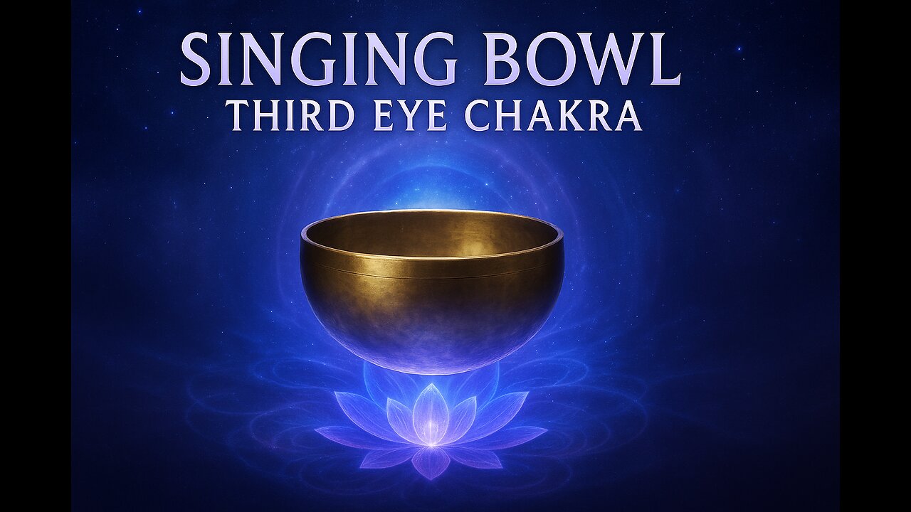 SINGING BOWL THIRD EYE CHAKRA - Tibetan Singing Bowls | Healing Meditation Music