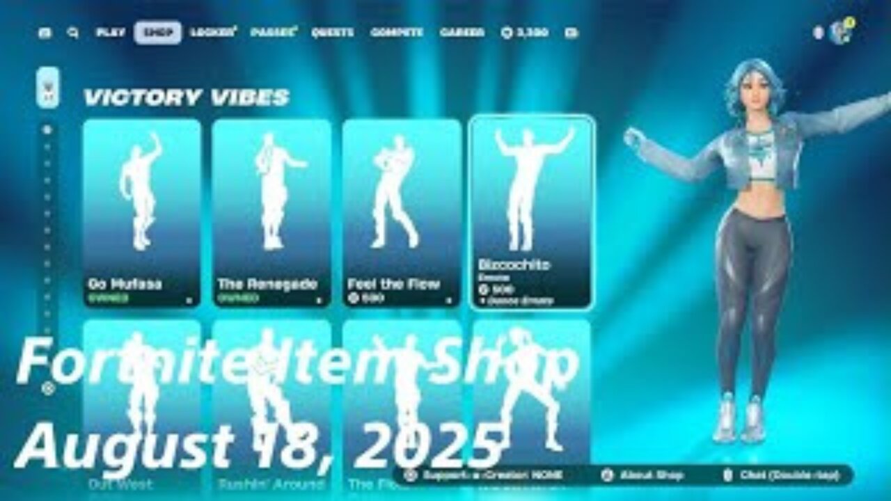 Fortnite Item Shop|August 18, 2025
