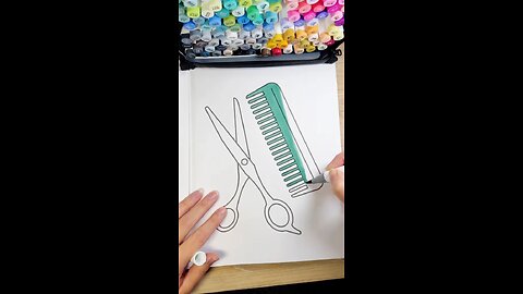 Incredible sketching and colouring