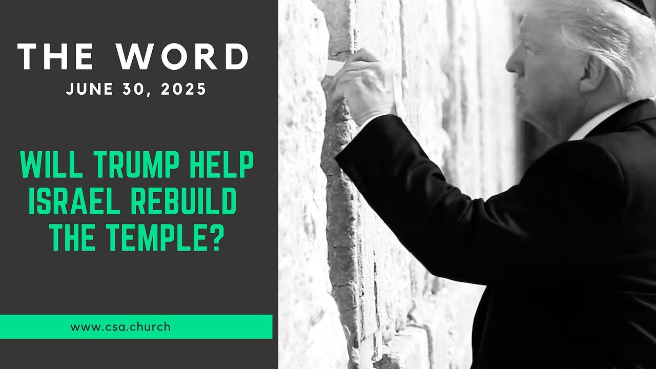 Will Trump help Israel rebuild the Temple?