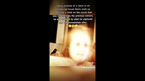 Ghost face captured in picture