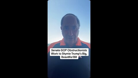 Senate GOP Obstructionists Work to Stymie Trump’s Big, Beautiful Bill