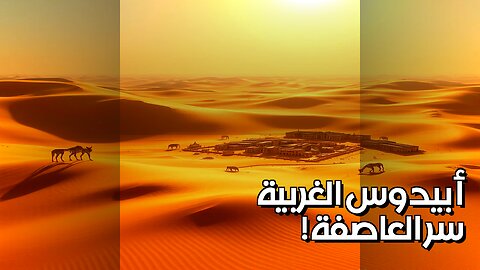 أبيدوس الغربية: ️ سر العاصفة التي ابتلعت مدينة! ️