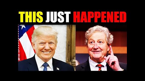 Senator John Kennedy Makes Blockbuster Announcement - This Changes Everything