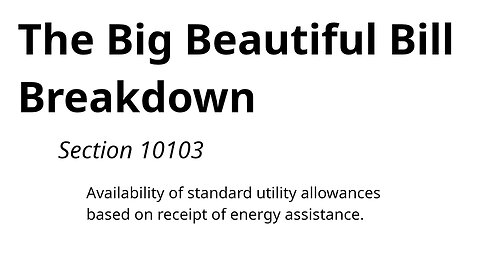 Low-Income Energy Assistance