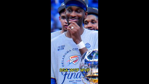 SGA WCF MVP OKC are in the FINALS 🔥💪☠️