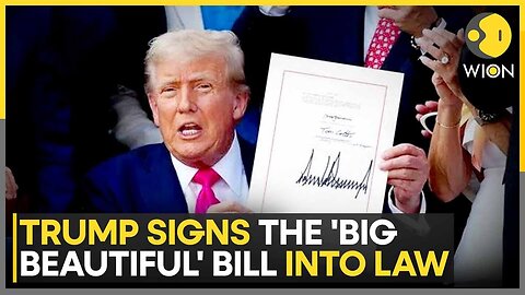 US President Donald Trump Signs Tax Cut and Spending Bill at July 4 White House Gathering | WION