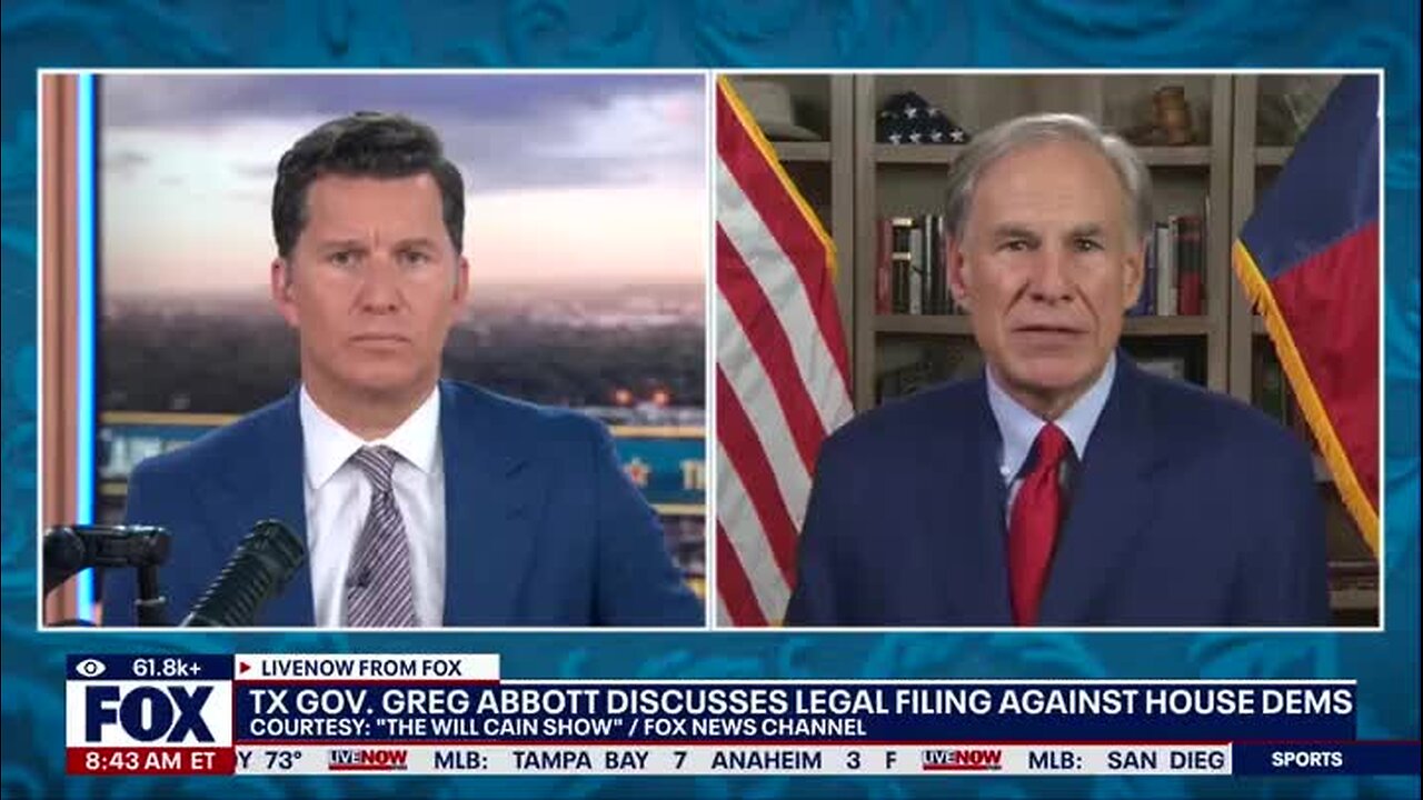 Gov. Greg Abbott: Texas DPS Officers Are on the Streets Looking for Dem Reps. To Arrest Them