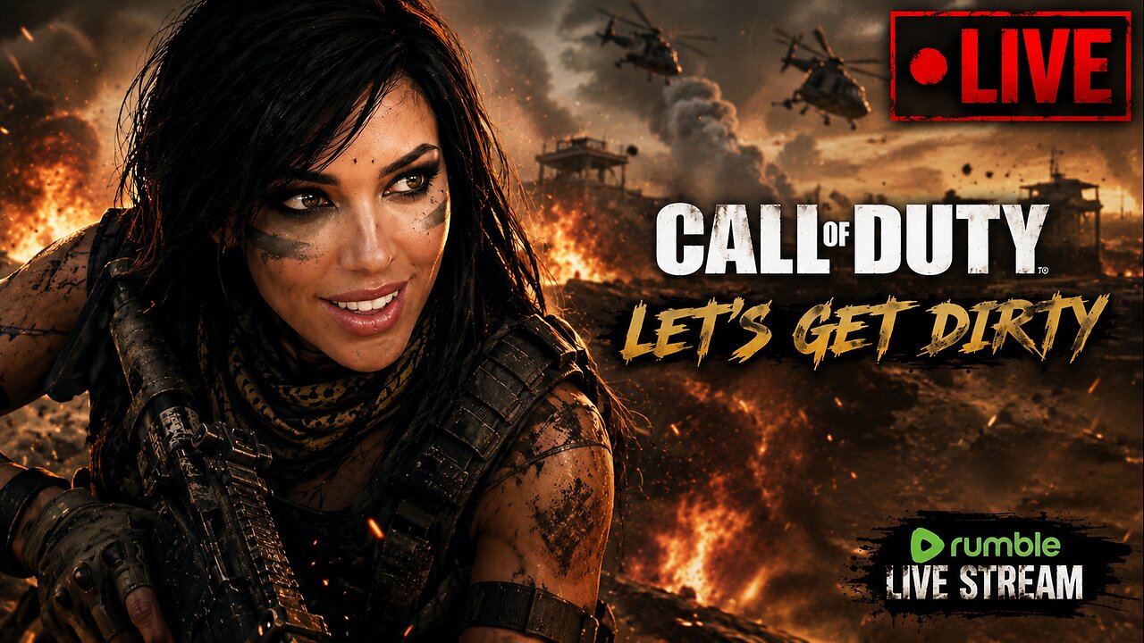 LIVE! Playing Call of Duty