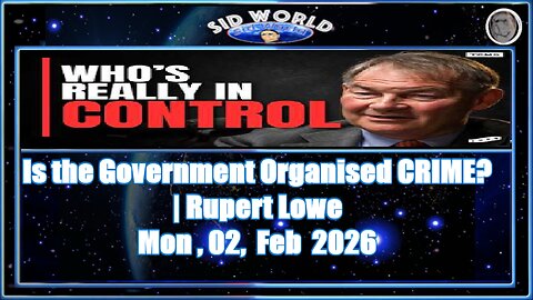 Is the Government Organised CRIME- Rupert Lowe