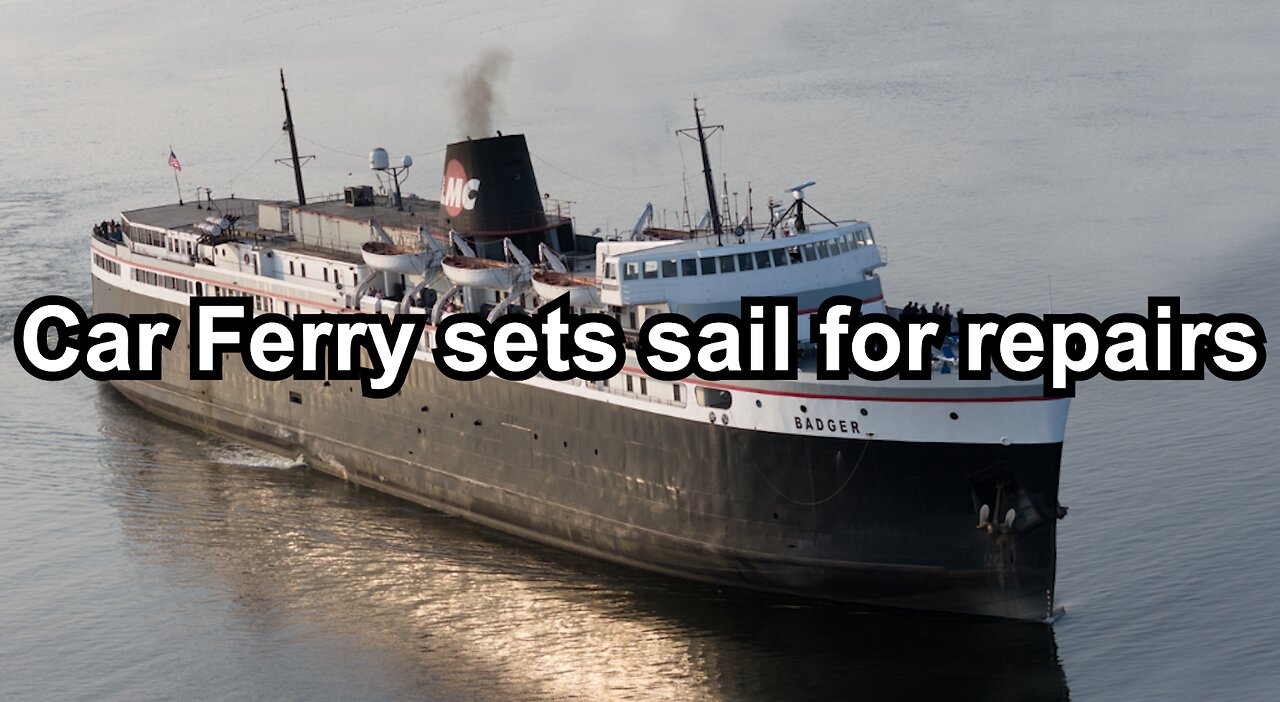 Car Ferry sets sail for repairs