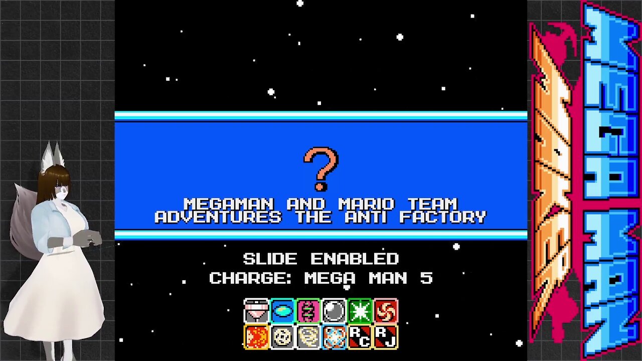 Mega Man and Mario Team Adventures in the Anti Factory: Mega Man MAker