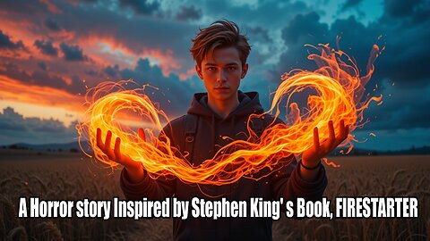 Honoring Best Selling Horror Author, Stephen King & His Book "Firestarter" My Updated Horror Story!