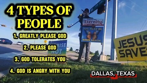 There's 4 types of People with God. Don't be the last two