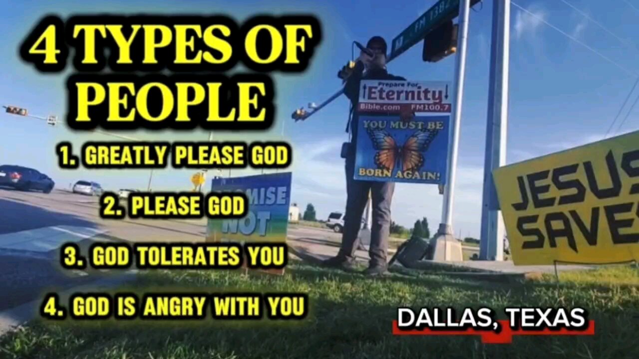 There's 4 types of People with God. Don't be the last two