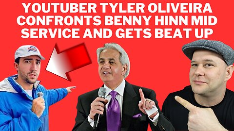 Youtuber Tyler Oliveira Confronts Benny Hinn Mid Service And Gets Beat Up By Benny’s Bodyguards