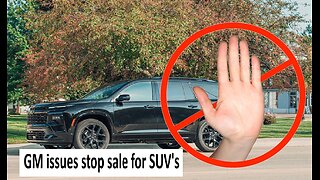 GM issues stop sell