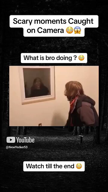 Creepy Paranormal Face Caught in Window