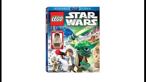Lego Star Wars The Padawan Menace (2011 DVD)