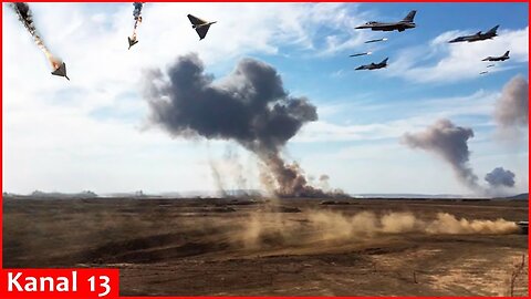 Ukrainian F-16s vs. Russian Shaheeds： Other types of aircrafts are also used to destroy dangers